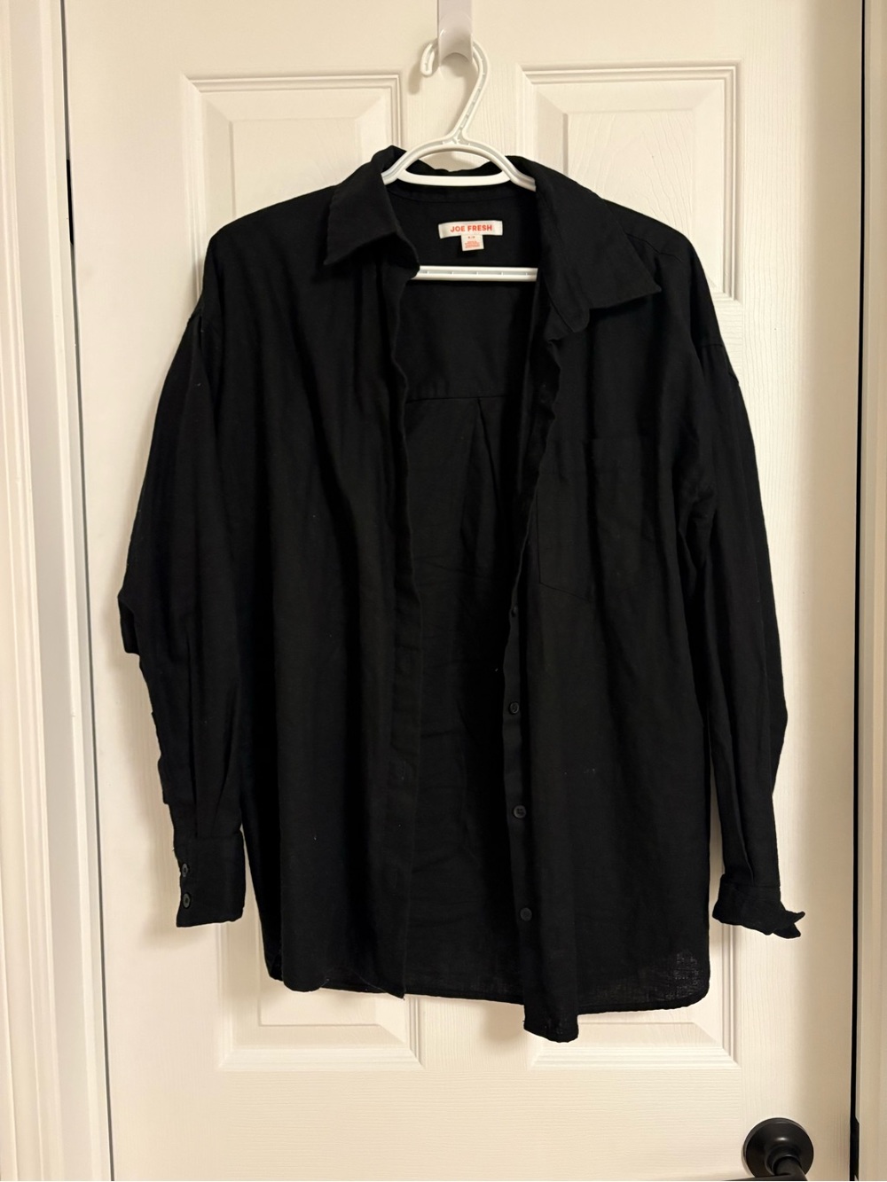Joe Fresh Oversized Button-Down Shirt - Picture 2 of 4